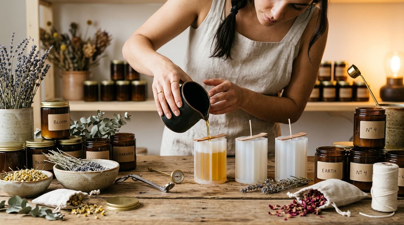 Artisan Candle Making Process