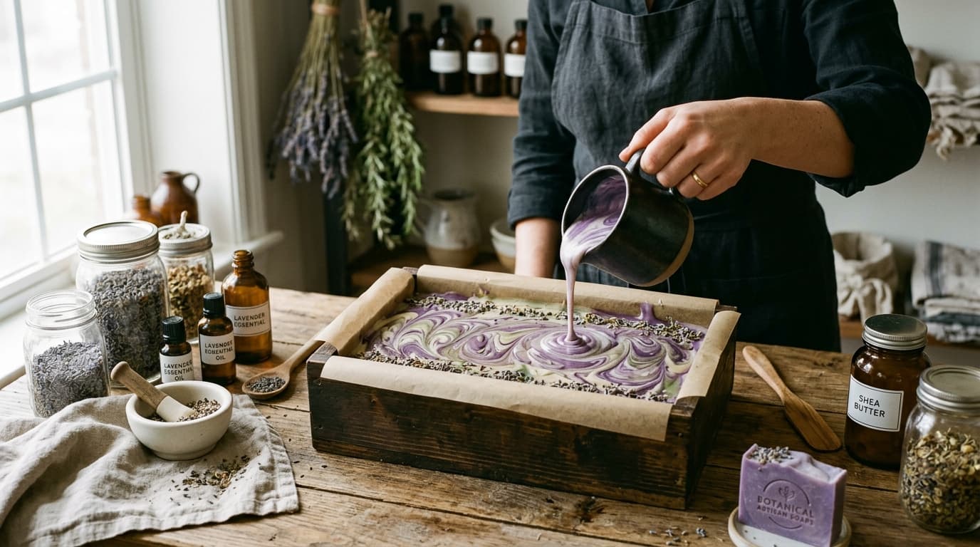 Cold Process Organic Soap Making
